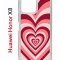 Чехол-накладка Huawei Honor X8 (638517) Kruche PRINT Сердце