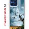 Чехол-накладка Huawei Honor X8 (638517) Kruche PRINT Журавли