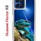 Чехол-накладка Huawei Honor X8 (638517) Kruche PRINT Змея