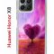 Чехол-накладка Huawei Honor X8 (638517) Kruche PRINT Pink heart