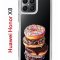 Чехол-накладка Huawei Honor X8 (638517) Kruche PRINT Donuts
