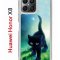 Чехол-накладка Huawei Honor X8 (638517) Kruche PRINT Черный кот
