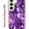 Чехол-накладка Samsung Galaxy S23 (638518) Kruche PRINT Purple leaves
