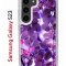 Чехол-накладка Samsung Galaxy S23 (638518) Kruche PRINT Purple leaves