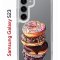 Чехол-накладка Samsung Galaxy S23 (638518) Kruche PRINT Donuts