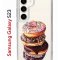 Чехол-накладка Samsung Galaxy S23 (638518) Kruche PRINT Donuts