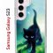 Чехол-накладка Samsung Galaxy S23 (638518) Kruche PRINT Черный кот