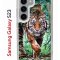 Чехол-накладка Samsung Galaxy S23 (638518) Kruche PRINT Крадущийся тигр