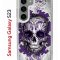 Чехол-накладка Samsung Galaxy S23 (638518) Kruche PRINT Sugar Skull
