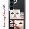 Чехол-накладка Samsung Galaxy S23 Kruche Print Коты