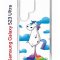 Чехол-накладка Samsung Galaxy S23 Ultra Kruche Print Flying Unicorn