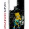 Чехол-накладка Samsung Galaxy S23 Ultra (638515) Kruche PRINT Барт Симпсон