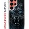 Чехол-накладка Samsung Galaxy S23 Ultra (638515) Kruche PRINT Дикий леопард