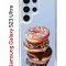 Чехол-накладка Samsung Galaxy S23 Ultra (638515) Kruche PRINT Donuts