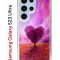 Чехол-накладка Samsung Galaxy S23 Ultra (638515) Kruche PRINT Pink heart