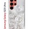 Чехол-накладка Samsung Galaxy S23 Ultra (638515) Kruche PRINT White roses