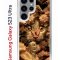 Чехол-накладка Samsung Galaxy S23 Ultra (638515) Kruche PRINT Котик с рыбками