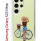 Чехол-накладка Samsung Galaxy S23 Ultra (638515) Kruche PRINT Велосипедная прогулка