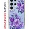 Чехол-накладка Samsung Galaxy S23 Ultra (638515) Kruche PRINT Roses