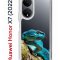 Чехол-накладка Huawei Honor X7 (2022) (638390) Kruche PRINT Змея