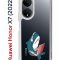 Чехол-накладка Huawei Honor X7 (2022) (638390) Kruche PRINT Акула