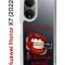 Чехол-накладка Huawei Honor X7 (2022) (638390) Kruche PRINT Red lipstick