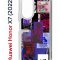 Чехол-накладка Huawei Honor X7 (2022) (638390) Kruche PRINT Стикеры Киберпанк