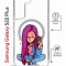 Чехол-накладка Samsung Galaxy S22 Plus (638527) Kruche PRINT Pink Hair