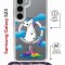 Чехол-накладка Samsung Galaxy S23 (638523) Kruche PRINT Flying Unicorn