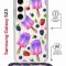 Чехол-накладка Samsung Galaxy S23 (638523) Kruche PRINT Ice Cream