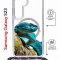 Чехол-накладка Samsung Galaxy S23 (638523) Kruche PRINT Змея