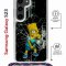 Чехол-накладка Samsung Galaxy S23 (638523) Kruche PRINT Барт Симпсон