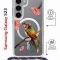 Чехол-накладка Samsung Galaxy S23 (638523) Kruche PRINT Колибри