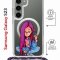 Чехол-накладка Samsung Galaxy S23 (638523) Kruche PRINT Pink Hair
