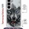 Чехол-накладка Samsung Galaxy S23 (638523) Kruche PRINT Волк