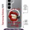 Чехол-накладка Samsung Galaxy S23 (638523) Kruche PRINT Red lipstick