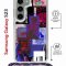Чехол-накладка Samsung Galaxy S23 (638523) Kruche PRINT Стикеры Киберпанк