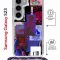 Чехол-накладка Samsung Galaxy S23 (638523) Kruche PRINT Стикеры Киберпанк
