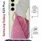 Чехол-накладка Samsung Galaxy S23 Plus (638526) Kruche PRINT Pink and white