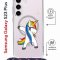 Чехол-накладка Samsung Galaxy S23 Plus (638526) Kruche PRINT Единорожка