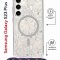 Чехол-накладка Samsung Galaxy S23 Plus (638526) Kruche PRINT Skull White