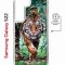 Чехол-накладка Samsung Galaxy S22 (638522) Kruche PRINT Крадущийся тигр