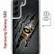 Чехол-накладка Samsung Galaxy S22 (638522) Kruche PRINT Тигриный глаз