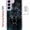 Чехол-накладка Samsung Galaxy S22 (638522) Kruche PRINT Дикий леопард