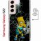 Чехол-накладка Samsung Galaxy S22 (638522) Kruche PRINT Барт Симпсон
