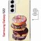 Чехол-накладка Samsung Galaxy S22 (638522) Kruche PRINT Donuts
