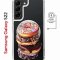 Чехол-накладка Samsung Galaxy S22 (638522) Kruche PRINT Donuts