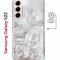 Чехол-накладка Samsung Galaxy S22 (638522) Kruche PRINT White roses