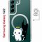Чехол-накладка Samsung Galaxy S22 (638522) Kruche PRINT Angel Demon