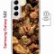 Чехол-накладка Samsung Galaxy S22 (638522) Kruche PRINT Котик с рыбками
